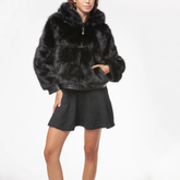 V°73 Penny 73C19EX02 Pelliccia Donna Nero